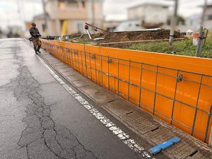 土留めからスタート