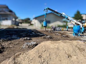 砕石パイル工事