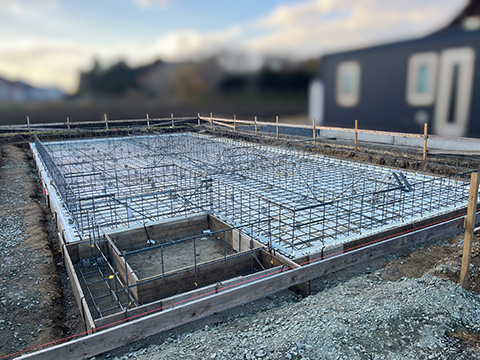 基礎工事の様子