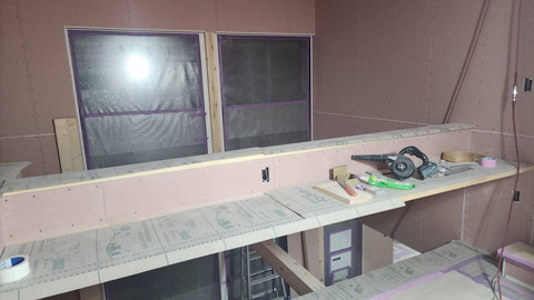 造作のラストスパート