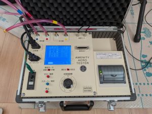 完成時の気密測定