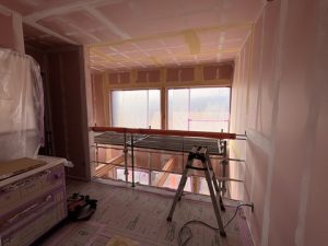 クロスの下準備