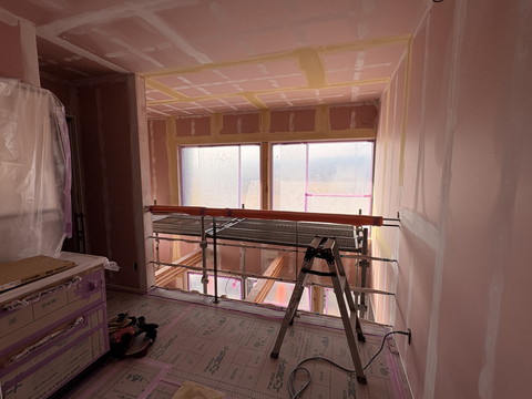 クロスの下準備