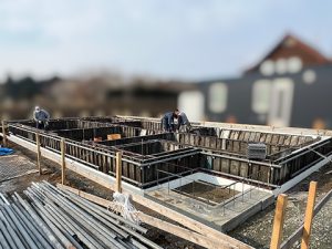 基礎工事の様子その２