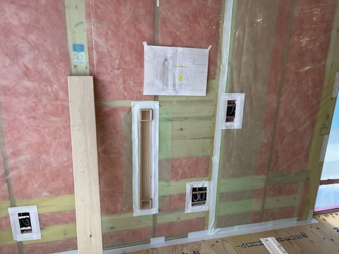 気密とボード張り