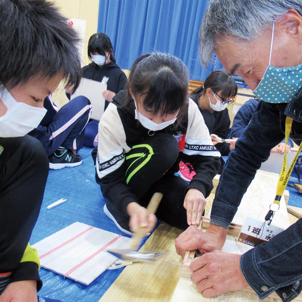 大工さん、小学校で講演する！