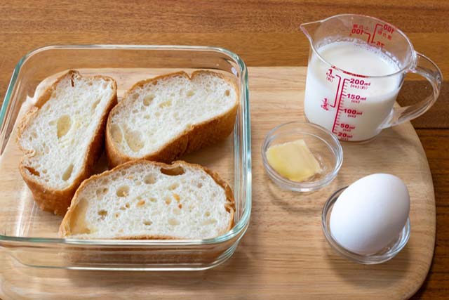 飲むヨーグルトのフレンチトースト